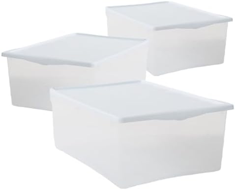 Rotho Loft Set Di 3 Contenitori In Plastica Trasparenti - 3.2 Litri, Senza BPA, Lavabili In Lavastoviglie E Congelatore, Per Alimenti, Pasta, Snack - 4