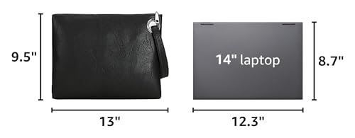 Image of DIHKLCIO Evening Bags Purse Envelop Clutch Chain Shoulder Womens Wristlet Handbag Foldover Pouch black