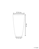 Zoom IMG-2 beliani vaso per piante in Zoom IMG-2 beliani vaso per piante in