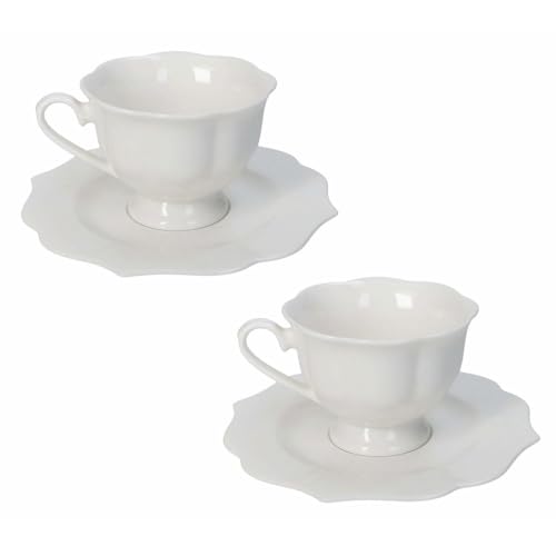Marca: BRANDANI BRANDANI Queen set 2 tazze tè con piatto 52887