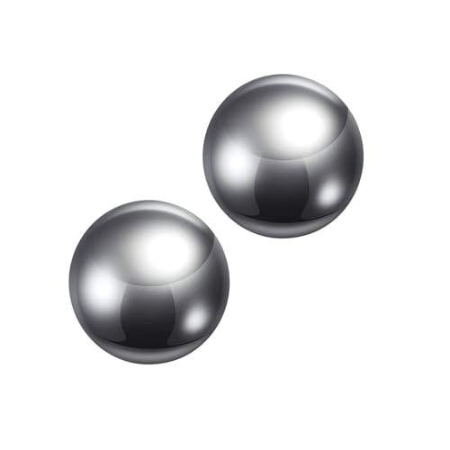 METALLIXITY Precision Balls G100 14mm 2pcs, 304 Stainless Steel Bearing Balls Beads - for Industry Kit, Machinery, Automotive, and DIY