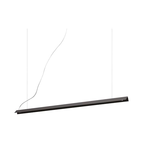 Plafonnier Led Suspendu Intégré V-LINE Noir 3000K pour éviter la fatigue oculaire