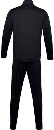 Under Armour UA Knit Track Suit Erkek Eşofman Takımı, Black / / White, M - Görsel 6