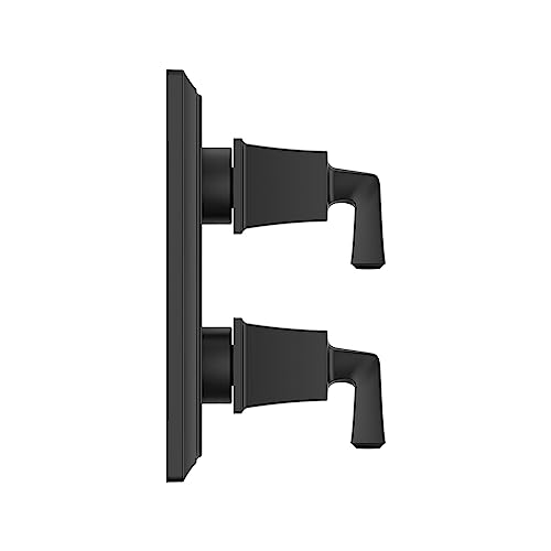 American Standard TU455740.243 Town Square S Kit de Recorte para Válvula Desviadora Integrada de Equilibrio de Presión de 2 Manijas, Negro Mate miniatura 4