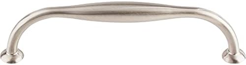 Top Knobs TK384BSN Chareau Collection 5-1/16" Shrewsbury D Pull, Brushed Satin Nickel