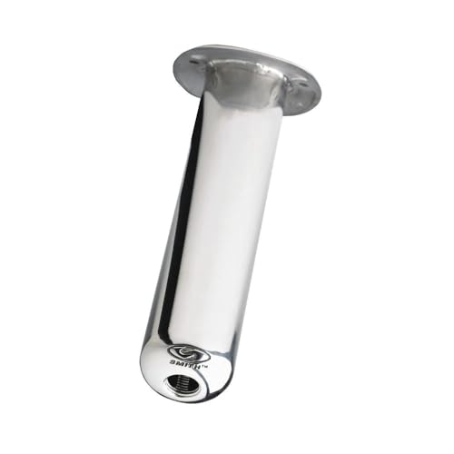 Image of CE Smith - Flush Mount Cast Bottom Rod Holder - Tough Boat Accessories - 30-Degree