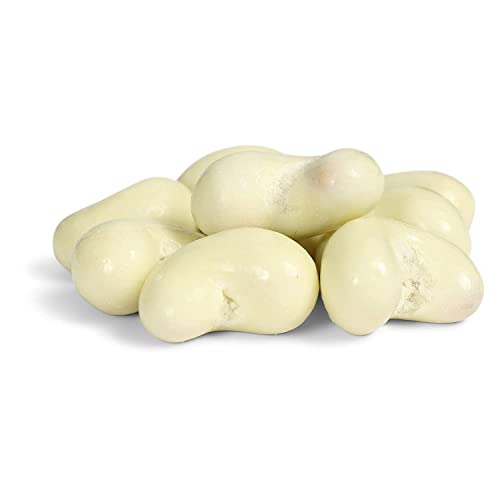 Gourmet White Chocolate Covered Cashews By Its Delish, 5 Lbs (80 Oz) Bulk Bag | White Milk Chocolate Coated Cashew Nuts, Kosher Dairy #TOP7