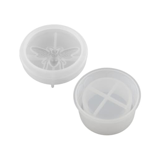 Moldes de silicona para tarros | Molde de resina epoxi para joyero, moldes epoxi para guardar velas, botellas de almacenamiento