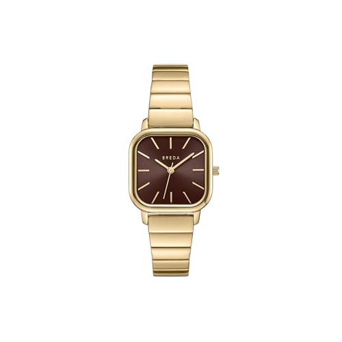 Breda Womens Esther 1735o Gold and Metal Bracelet Watch 26MM