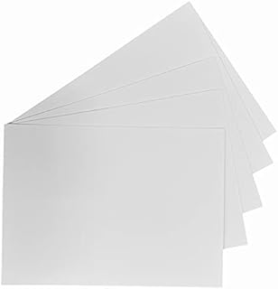 DJP A6 Plain Index Record Revision Cards, Postcard Blank Card Art Crafting Thick Card Cardstock, 240gsm (50)