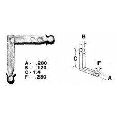 Coin en zinc injecté haute résistance pour fenêtre de protection 20 pcs