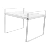 Cemaystic キャビネット オーガナイザー 拡張可能 調節式 – 収納スペース最適化 ライザー付き整理棚