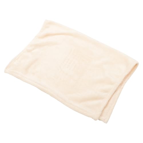Artibetter Couverture Hiver et Animaux en Épaisse Polaire pour Corail Chaude de Tapis Couchage Rectangulaire Beige en pour Chats et Chiens