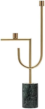 candle-holder Stainless Steel Marble Candle Holder Modern Minimalist Living Room Bedroom Home Decoration Decoration Wedding Banquet Table Decoration candlestick