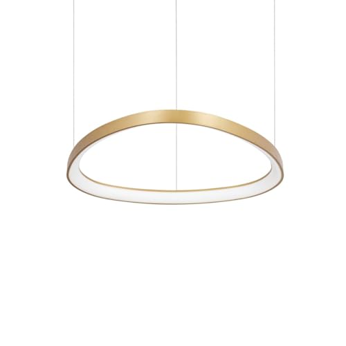 Plafonnier LED laiton 61 cm Ideal Lux GEMINI 2700K luminaire plafond rond