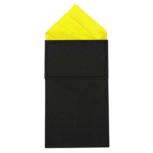 Image of Mens Pre-Folded Pocket Squares on Card Pocket Handkerchief for Suit Accessories