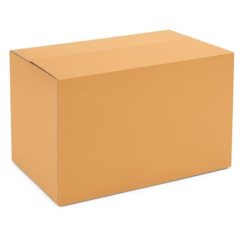 Image of BonKaso 5 Ply Corrugated Boxes for Packaging | 27 inchx13 inchx14 inch (Pack of 3) | For Courier & Goods Transportation