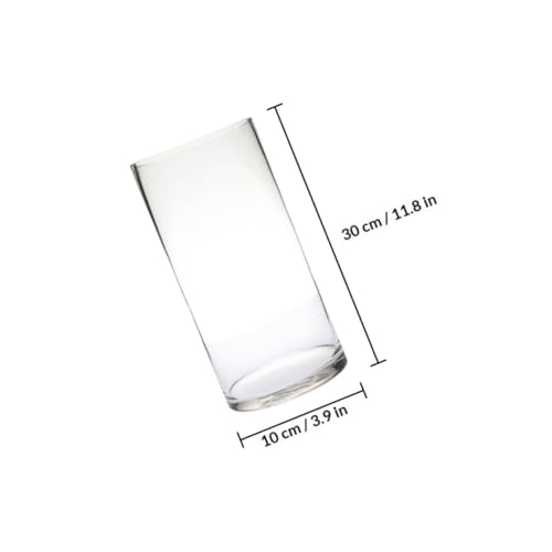Vase transparent résistant pour fleurs fraîches et grands bouquets stables - 3