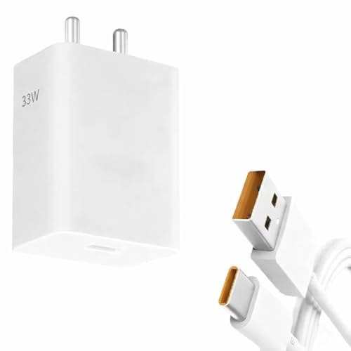 Image of Original 33W USB Type C Charger Compatible with Oppo A79 5G, Oppo A59 5G, Oppo A38, Oppo A3 Pro, White