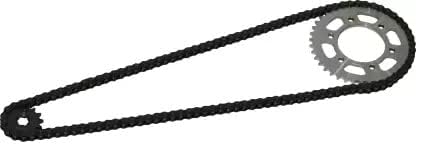 FZ 16, FZS, Fazer150 CC Drive Chain & Sprocket Kit | 40T Rear Sprocket, 14T Front Sprocket, 128L Chain | Alloy Steel Hardened (Tempered) | Up to 30,000 KM Life