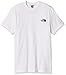 The North Face Simple Dome T-Shirt Manches Courtes Homme, Blanc, FR : S (Taille Fabricant : S)