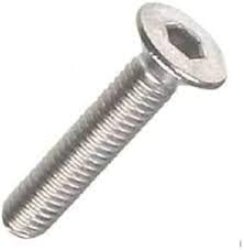 10mm x 50mm (5 cm) overall length (thread length 45 mm) stainless steel 202 grade counter sunk CSK flat allen head hex socket screws - 1 No-image-20