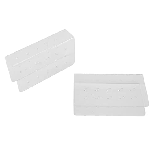 PRATYAHARA Support pour sucettes en acrylique, support pour sucette pour gâteau avec affichage transparent, support pour boule pour gâteau avec décoration un refroidissement un sec Cover