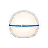 OLIGHT(オーライト) Sphere ナイトライト ルームライト ベッドサイドランプ 充電式 調色調光可能 IP56防水 RGB虹色 軽量 コンパクト 授乳用 赤ちゃん パーティー装飾 雰囲気作り 屋内 キャンプ アウトドア (ブルー)