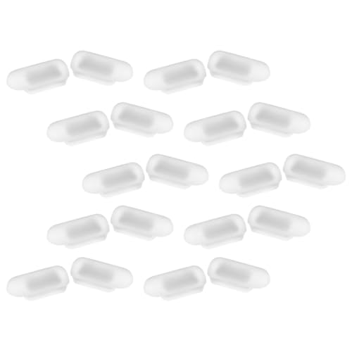 KOMBIUDA 10 Pares Almohadillas Nasales para Gafas de Silicona Antideslizantes Inserción a Presión Soporte Nasal Plástico Reforzado Accesorio para Gafas de Sol y Montura Completa