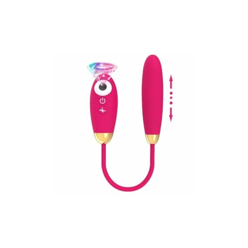 VSCNOVELTY Clitoral Vibe with Vibrating Egg, Vibromasseur Double Stimulation, Multicolore