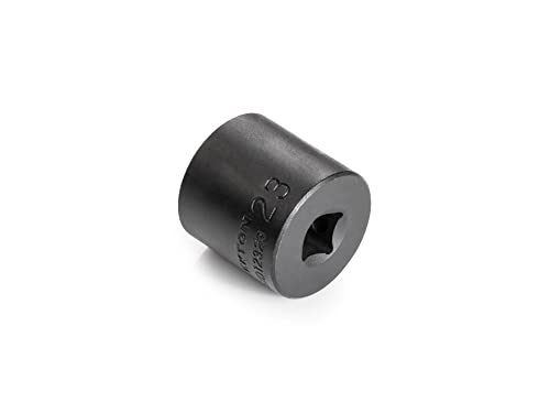 Image of TEKTON 3 /8 Inch Drive x 23 mm Shallow 12-Point Impact Socket | SID12323