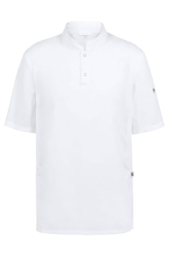 GREIFF Gastro-Moda Cuisine Herren Kochshirt 1/2-Arm Regular Weiß M