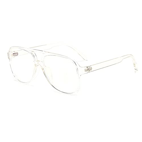 Long Keeper Anti Blue-Light Glasses - Women Men Vintage 70s Large Frame Computer Eyewear