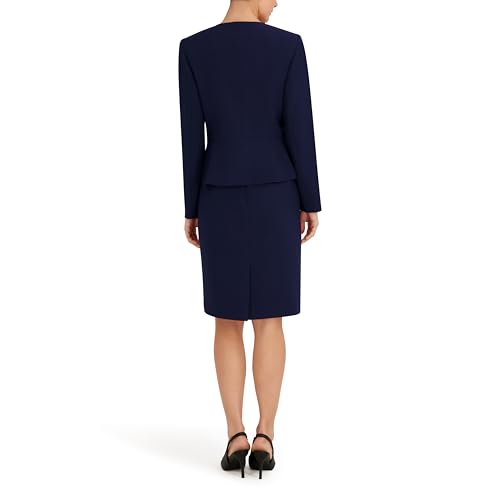 Image of Le Suit Women's Cardigan-Style Blazer & Sheath Dress, 2pc Set