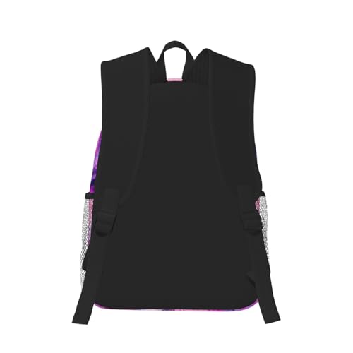 Sac à dos portable marbre violet pour protéger votre ordinateur - 3