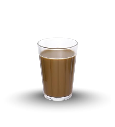 Image of Table & Tale Americano Line 190 ml Tea Glass Set of 12 from Brazil | Classic Tea Glass Set | Perfect for Tea, Coffee, Cutting Chai | Durable for Party, Home, Kitchen, Restaurant, Dishwasher Safe