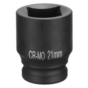 #US 4 Point Square Socket 1/2" Drive 21mm Metric CR-MO Square Impact Wheel Socket