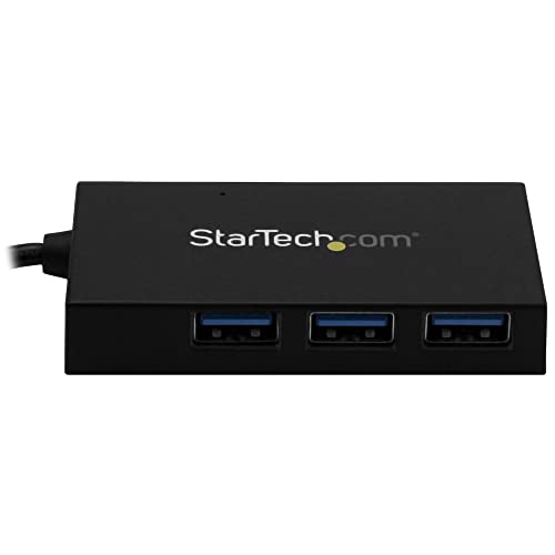 Concentrador SuperSpeed 5Gbps StarTech con puertos Tipo-A y Tipo-C alimentado 3