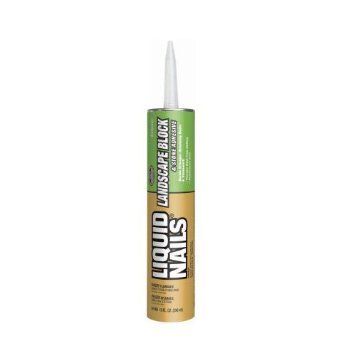 Liquid Nails - LN-905 Landscape Block Adhesive (LN905), Low VOC, 10 oz, (Pack of 3)