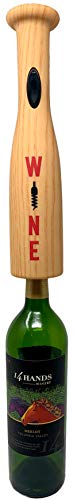 WineOvation Baseball Bat Wine Opener (WINE) - Open your Wine Bottle fast and without hassle - Great Electronic Automatic Cork Screw for Baseball Enthusiasts and Wine Lovers