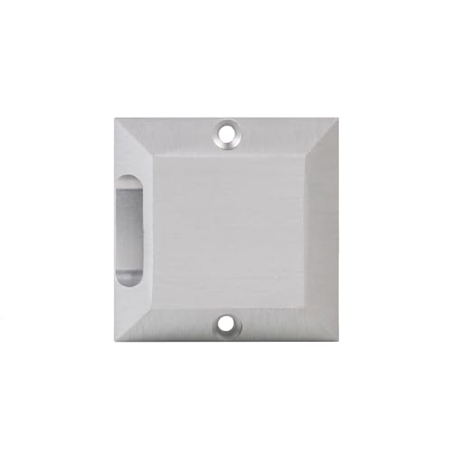 Partenopea® Faretto calpestabile pavimento giardino LED segnapassi radente impermeabile Silver carrabile finestre doppia emissione luce 12V IP65 4000K (Silver quadrato, 2W monoemissione)