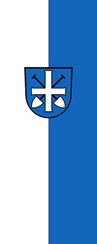 Drapeau Graben-Neudorf de format portrait mesurant 300x120cm - 2