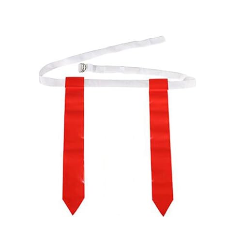 ZHENZQ Soccer Waist Flags Football Belt Football Flags Belt Adjustable Belt Outdoor Football Flags Soccer Soccer Flags Belt