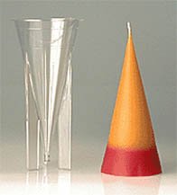 Candlewic Large Cone Polycarbonate Mold
