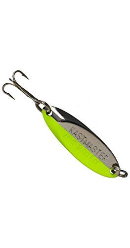 Acme Kastmaster Fishing Lure, Chrome Chartreuse, 1/2 oz. - Thumbnail 4
