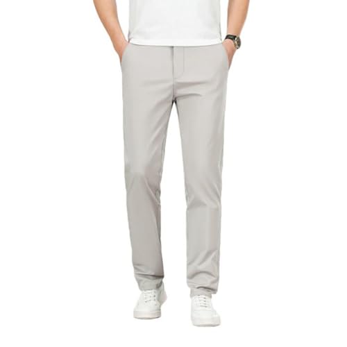 Pantalon décontracté homme gris clair idéal pour l'été