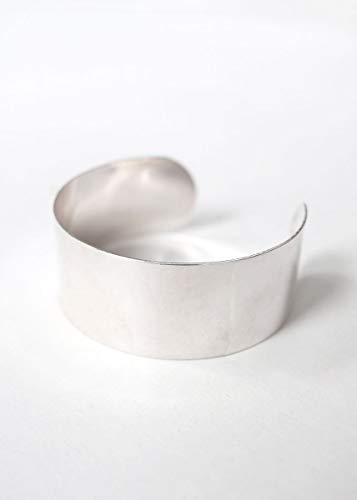 Floral Corsage Bracelet - Lela Flower Cuff- Silver2