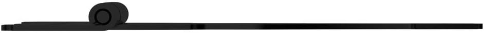 National Hardware N166-012 Decorative T Hinge, 10", Black (Pack of 2)