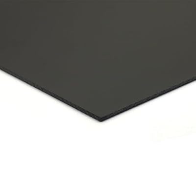 335x300x0.5mm Fiberglass G10 Composite Laminate Sheet Panel 13x11.8 (Black)