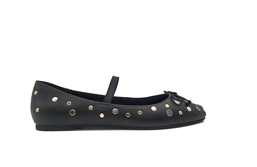 Ballerines Myra de Kenneth Cole en noir texturé - Qualité supérieure - 5
